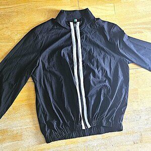 2 liv black sports zip active wear full zip